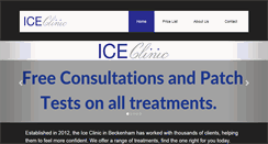 Desktop Screenshot of ice-clinic.com